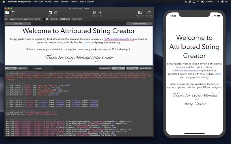 attributed string creator problems & solutions and troubleshooting guide - 1