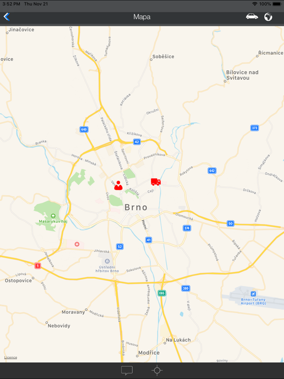 Autodohled iPad screenshot 4 - Travel app