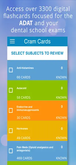 Game screenshot ADAT Pharmacology Cram Cards mod apk