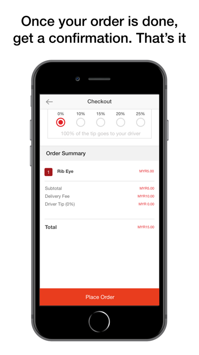 Zaituna Restaurant Delivery Screenshot