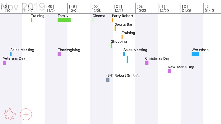 CoCoCal - Timeline Calendar screenshot-6