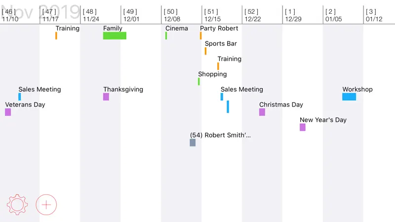 CoCoCal - Timeline Calendar screenshot 7 of 10
