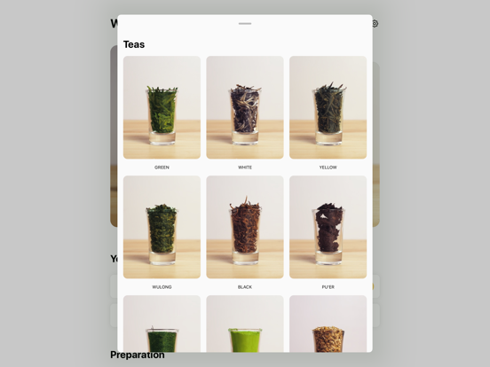 The Great Tea App iPad screenshot 4 - Food & Drink app