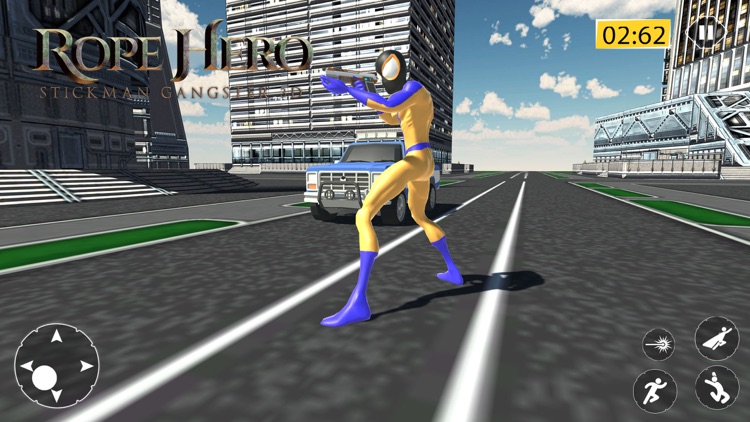 Rope Hero Stickman Gangster 3D screenshot-3