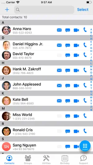 Edit Contact Pro screenshot 1