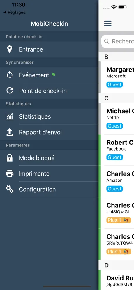 Eventmaker Check-in
