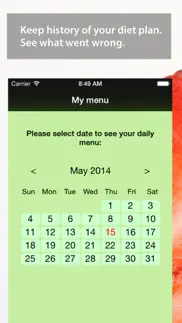 easy calorie counter / tracker iphone screenshot 4