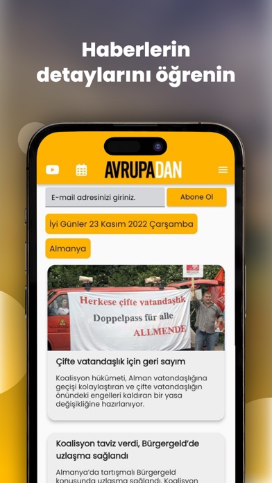 Avrupadan Screenshot