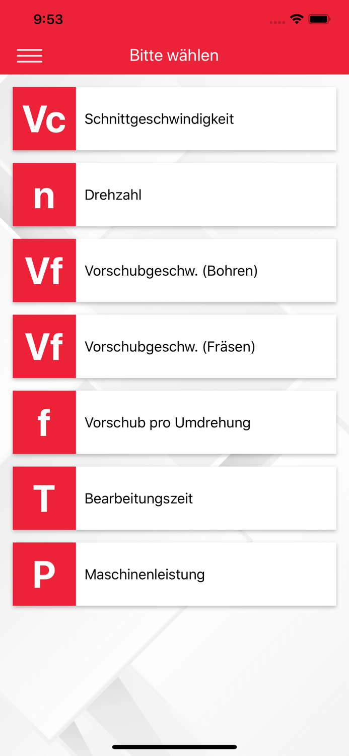 Märklen - Schnittdatenrechner