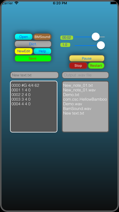App screenshot