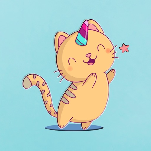 Cat Unicorn Stickers icon