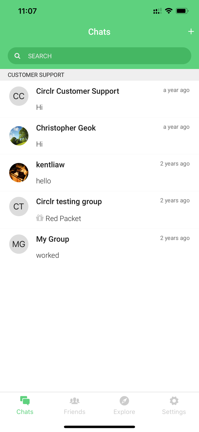 Circlr - Messaging App
