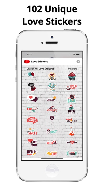 Love Stickers Share Feelings Screenshot 4 - AppWisp.com Love Stickers Share Feelings Screenshot 4 - AppWisp.com