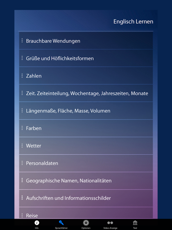 Screenshot #5 pour Deutsch-Englisch Lernen
