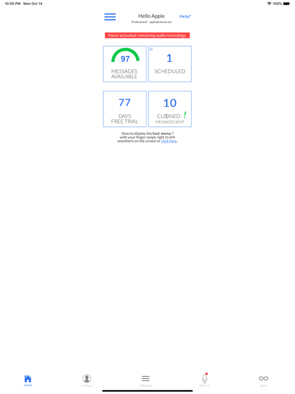 CloOne iPad screenshot 2 - Productivity app