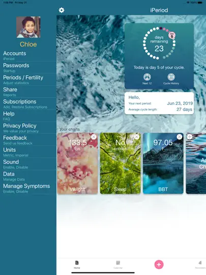 IPeriod Lite HD iPhone Ekran Görüntüsü 1