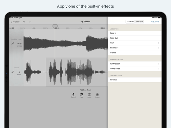 Screenshot #6 pour Hokusai Audio Editor