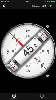 bubble level and clinometer iphone screenshot 1