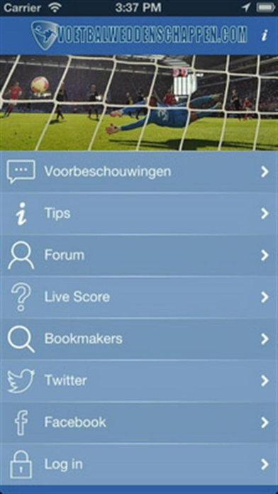 Screenshot #2 pour Voetbalweddenschappen.com