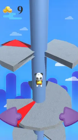 Game screenshot Panda Stars Jump on Helix Path apk
