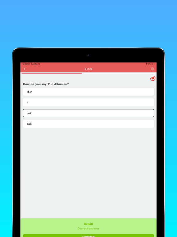 Edualb - Learn Albanian iPad screenshot 4 - Education app