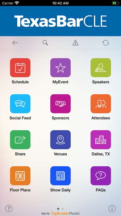 TexasBarCLE iPhone screenshot 5 - Business app