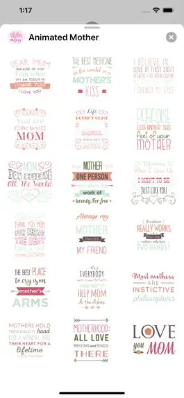 Game screenshot Mother Love Animated Stickers mod apk