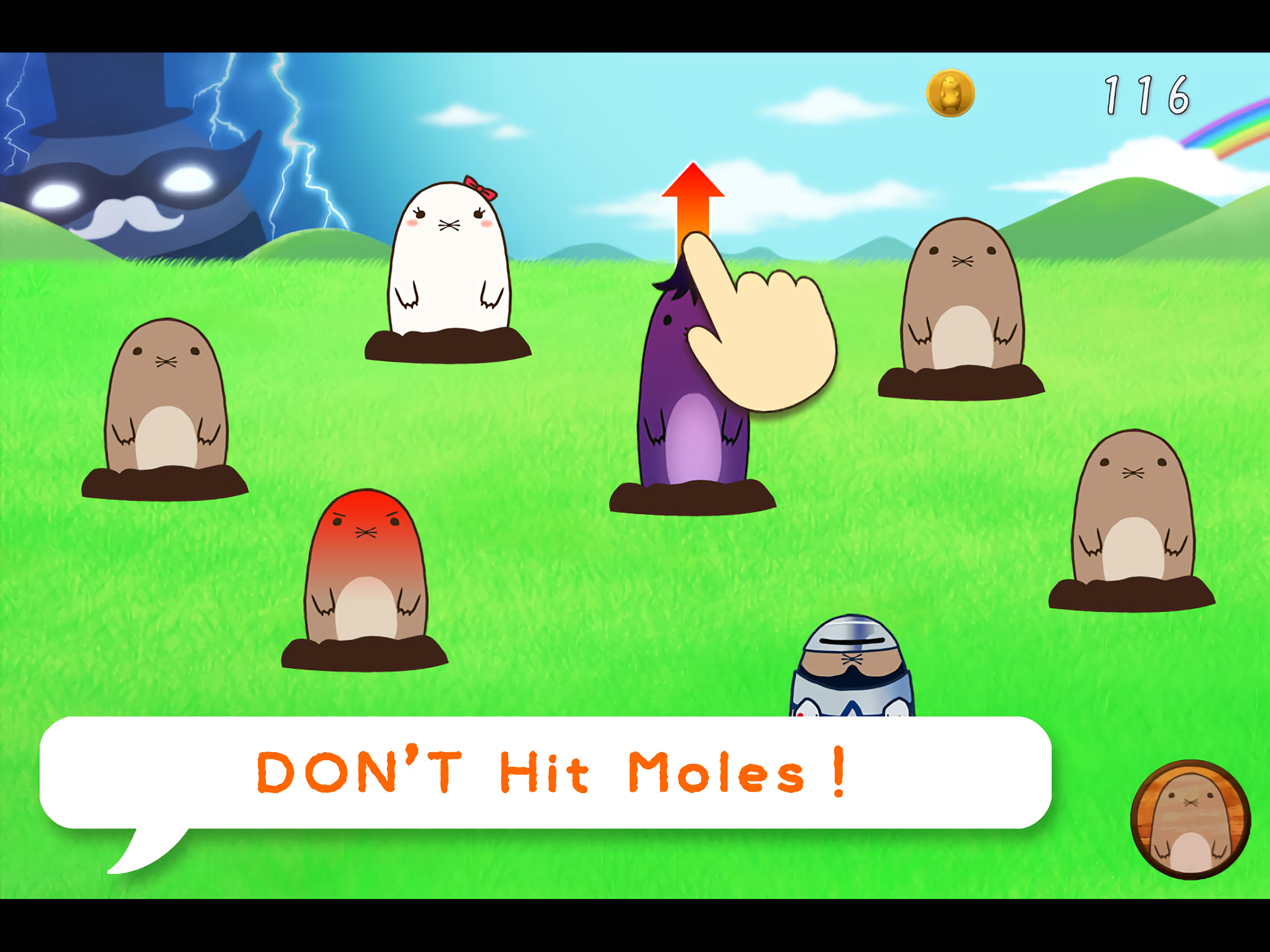 Pull up Mole