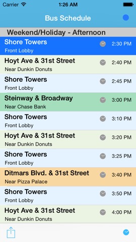 Shore Towers Bus Scheduleのおすすめ画像3