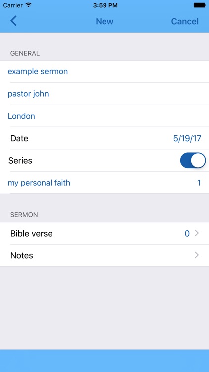 faithNotes