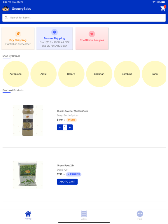 Screenshot #5 pour GroceryBabu - Grocery Store