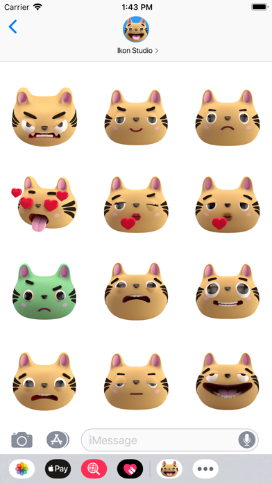 Max - 3D Cat Sticker Pack screenshot 3