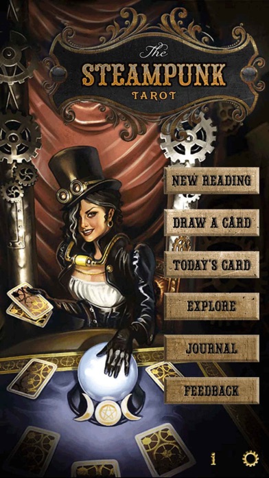 Steampunk Tarot Screenshot