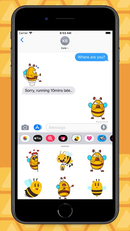 Love Bees Stickers screenshot-4