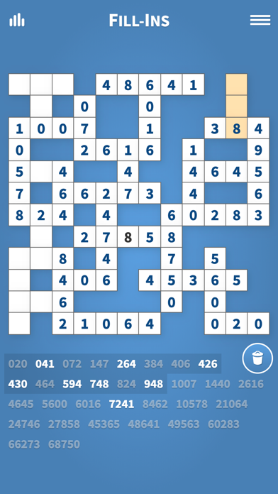 Fill Ins · Word Fit Puzzle Screenshot