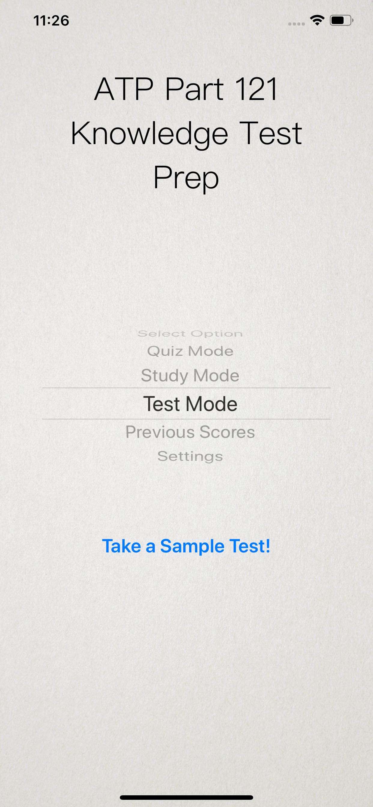 ATP Part 121 Test Prep