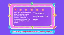 reading comprehension english iphone screenshot 2