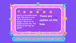 Game screenshot Reading Comprehension English apk