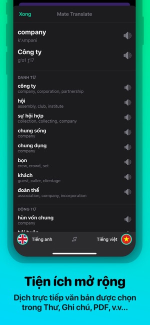 Mate – Ứng dụng dịch thuật