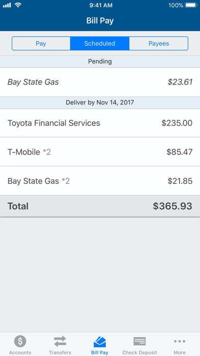 Westamerica Bank Screenshot