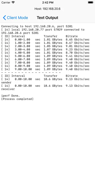 IPerf - Speed Test Tool iPhone-skjermbilde 3