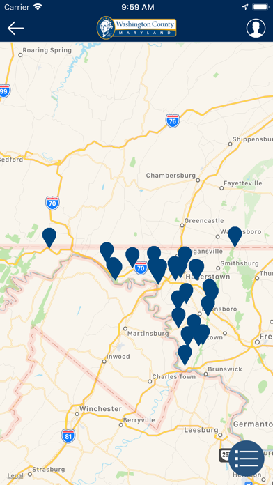 Washington County Government Screenshot