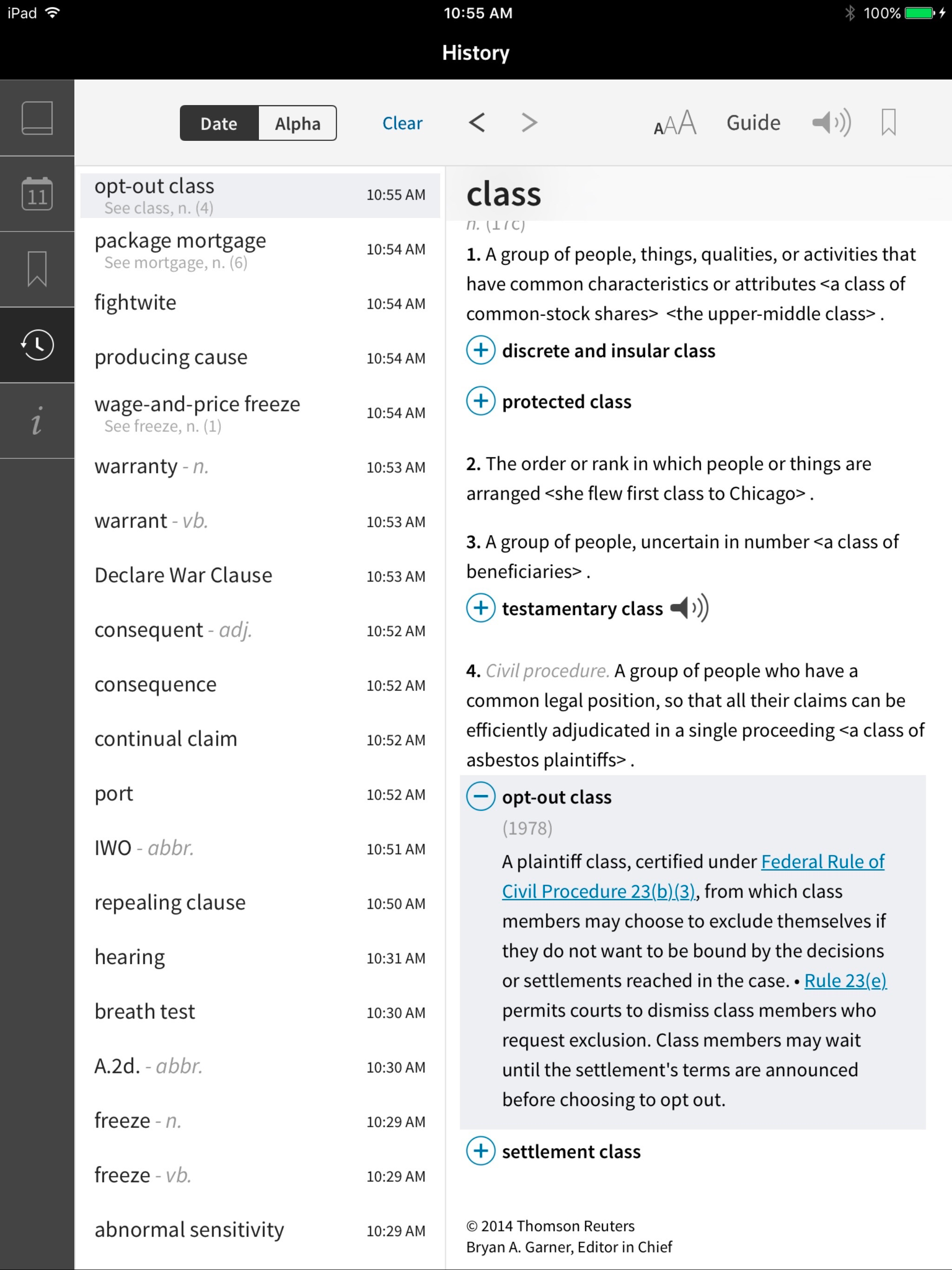 Black’s Law Dictionary 10th Ed screenshot 8