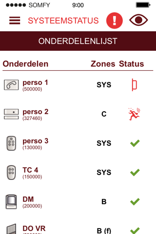 Somfy Alarm screenshot 4