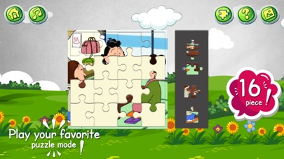 Cartoon jigsaw puzzles game screenshot 4