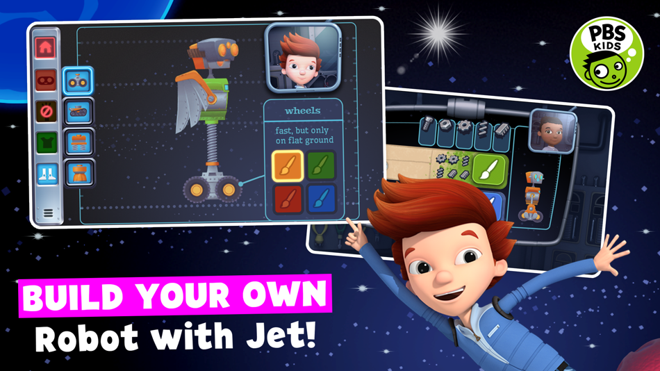 #1. Jet's Bot Builder: Robot Games (iOS) Podle: PBS KIDS