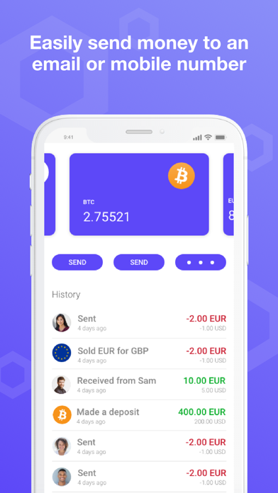 Rehive Wallet screenshot 2