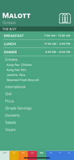 5Cs Menu screenshot 4