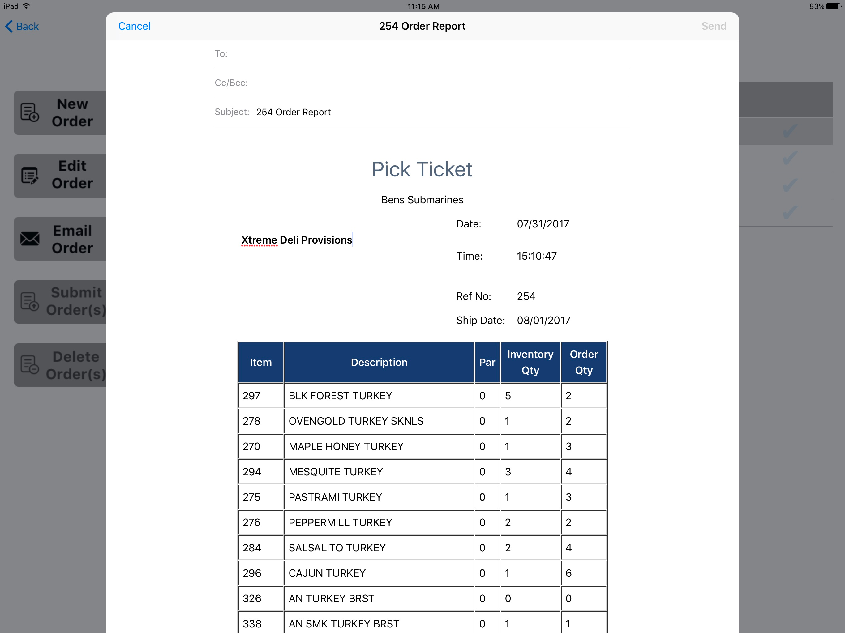 Xtreme Order Entry screenshot 5