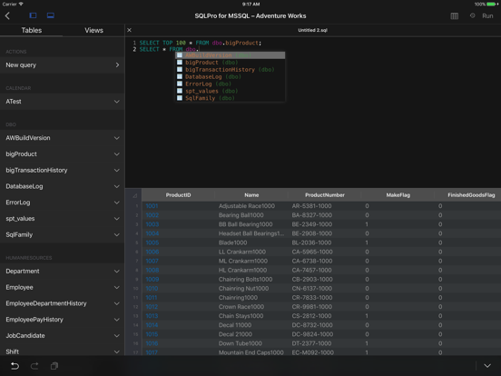 Screenshot #4 pour SQL Server / MSSQL by SQLPro